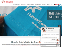Tablet Screenshot of aothunthongdiep.com